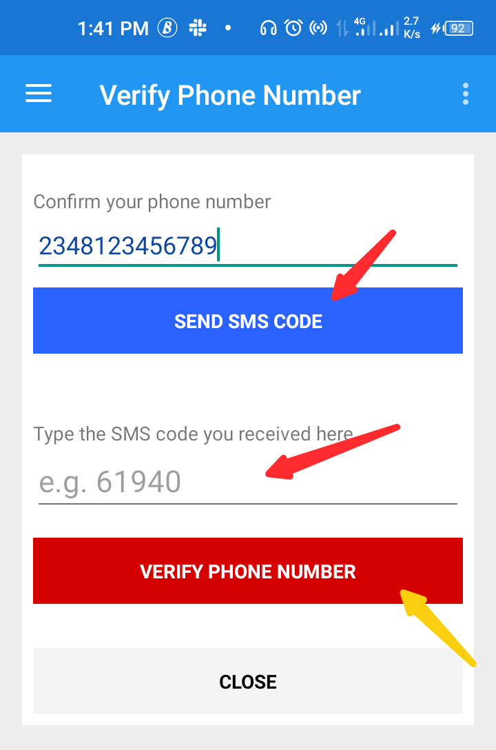 Verify the Number